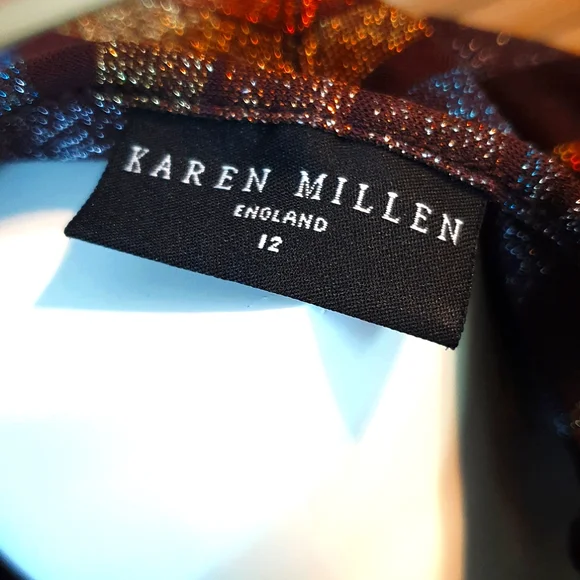 AS NEW Karen Millen Vintage stretch top in PERFECT CONDITION - Picture 4 of 10